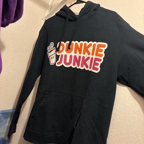Dunkie Junkie Black Hoodie - Picture 1 of 3